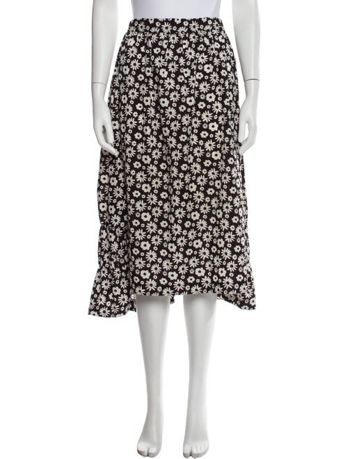 Comme des Garçons Comme des Garçons Floral Print Midi Length Skirt
