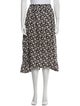 Comme des Garçons Comme des Garçons Floral Print Midi Length Skirt
