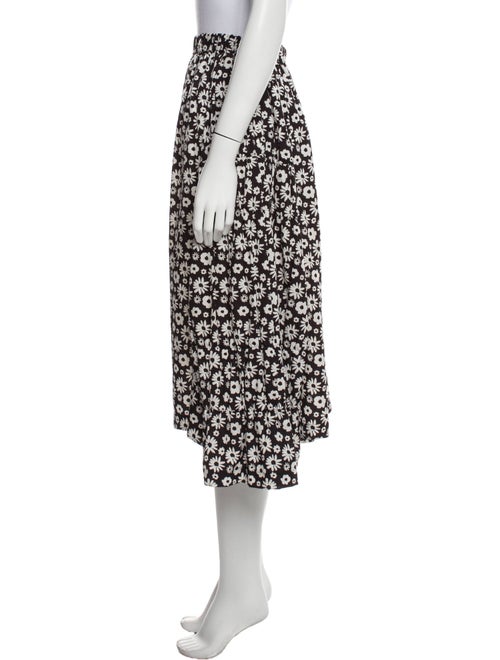 Comme des Garçons Comme des Garçons Floral Print Midi Length Skirt