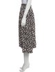 Comme des Garçons Comme des Garçons Floral Print Midi Length Skirt