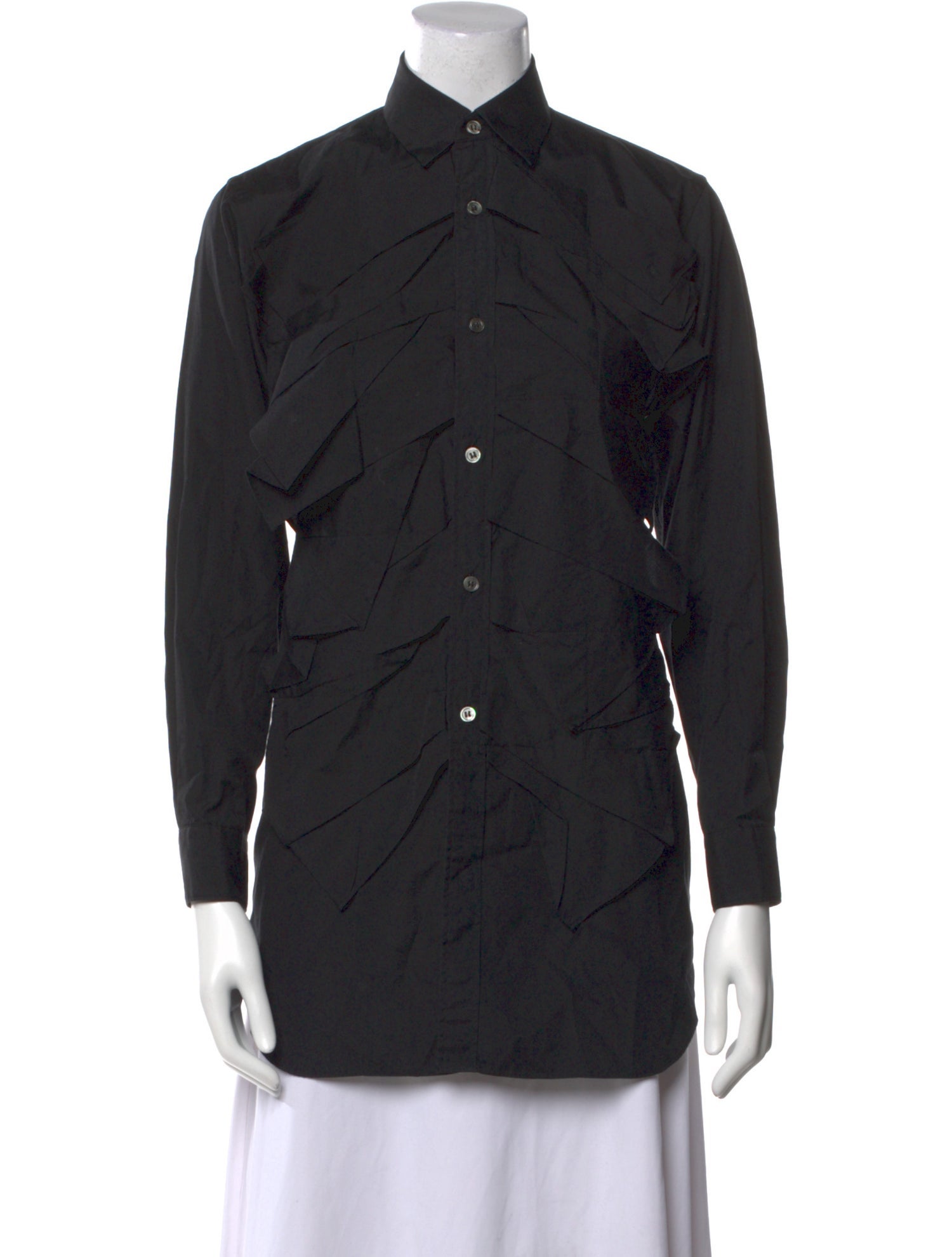 Comme des Garçons Comme des Garçons Long Sleeve Button-Up Top