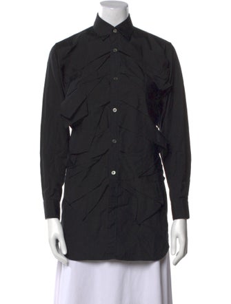 Comme des Garçons Comme des Garçons Long Sleeve Button-Up Top