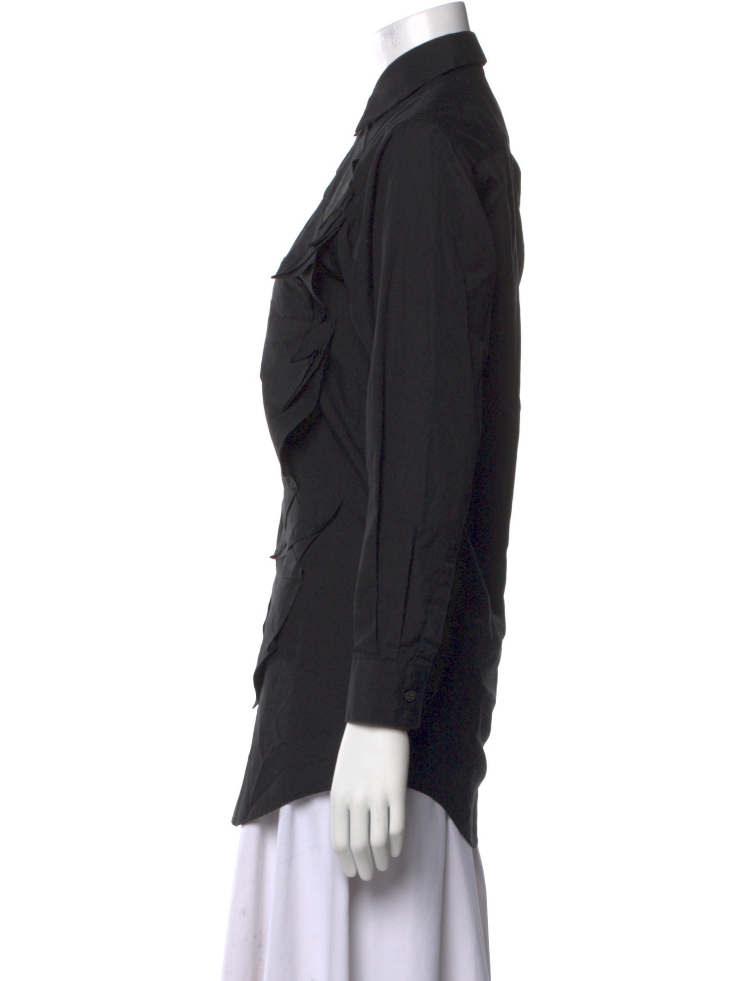 Comme des Garçons Comme des Garçons Long Sleeve Button-Up Top