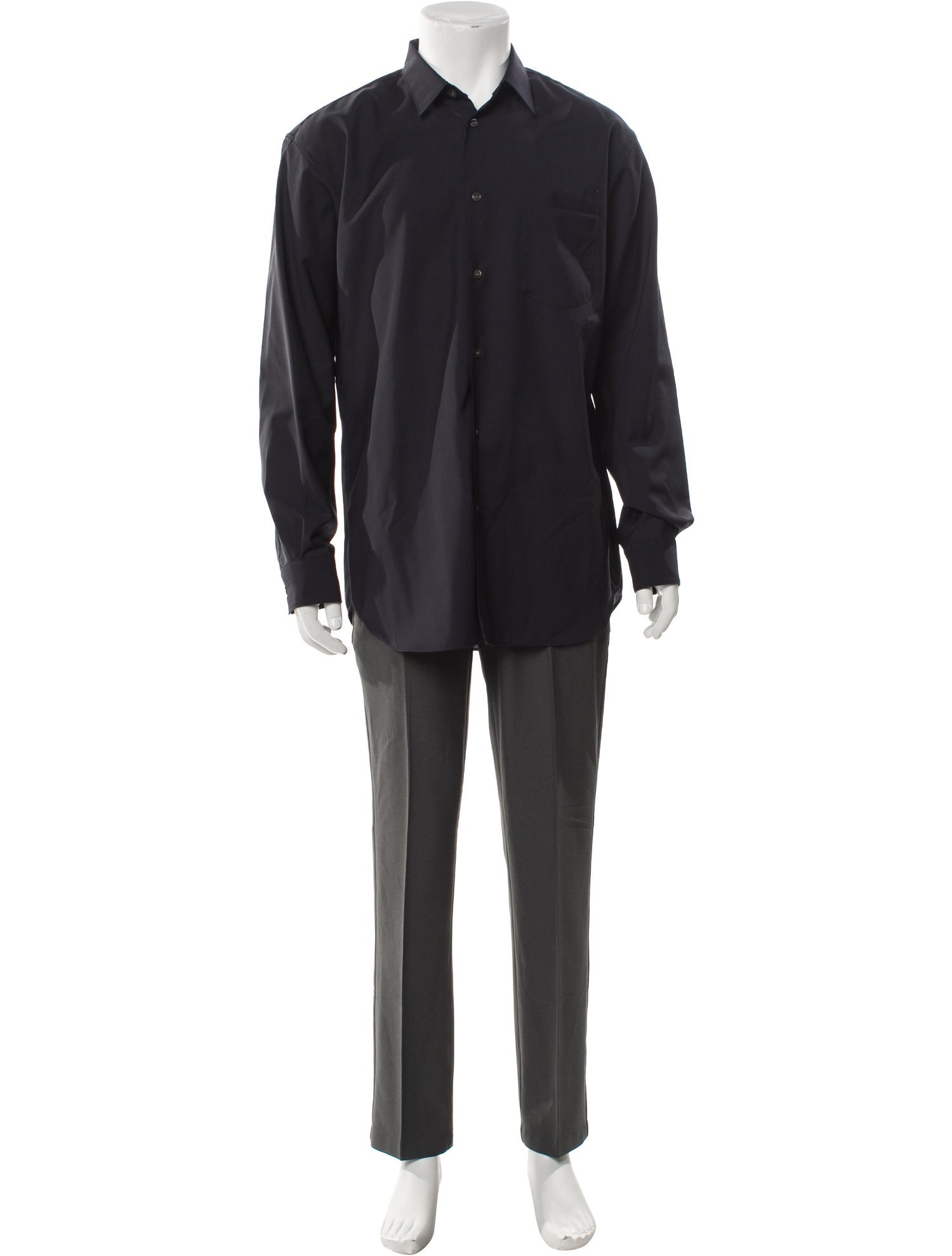 Comme des Garçons SHIRT Wool Long Sleeve Shirt