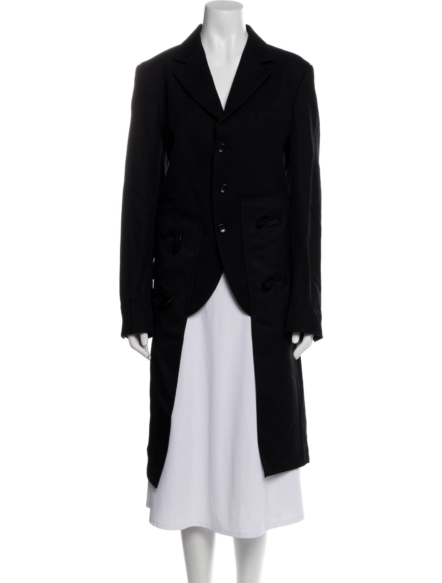 BLACK Comme des Garçons Wool Coat