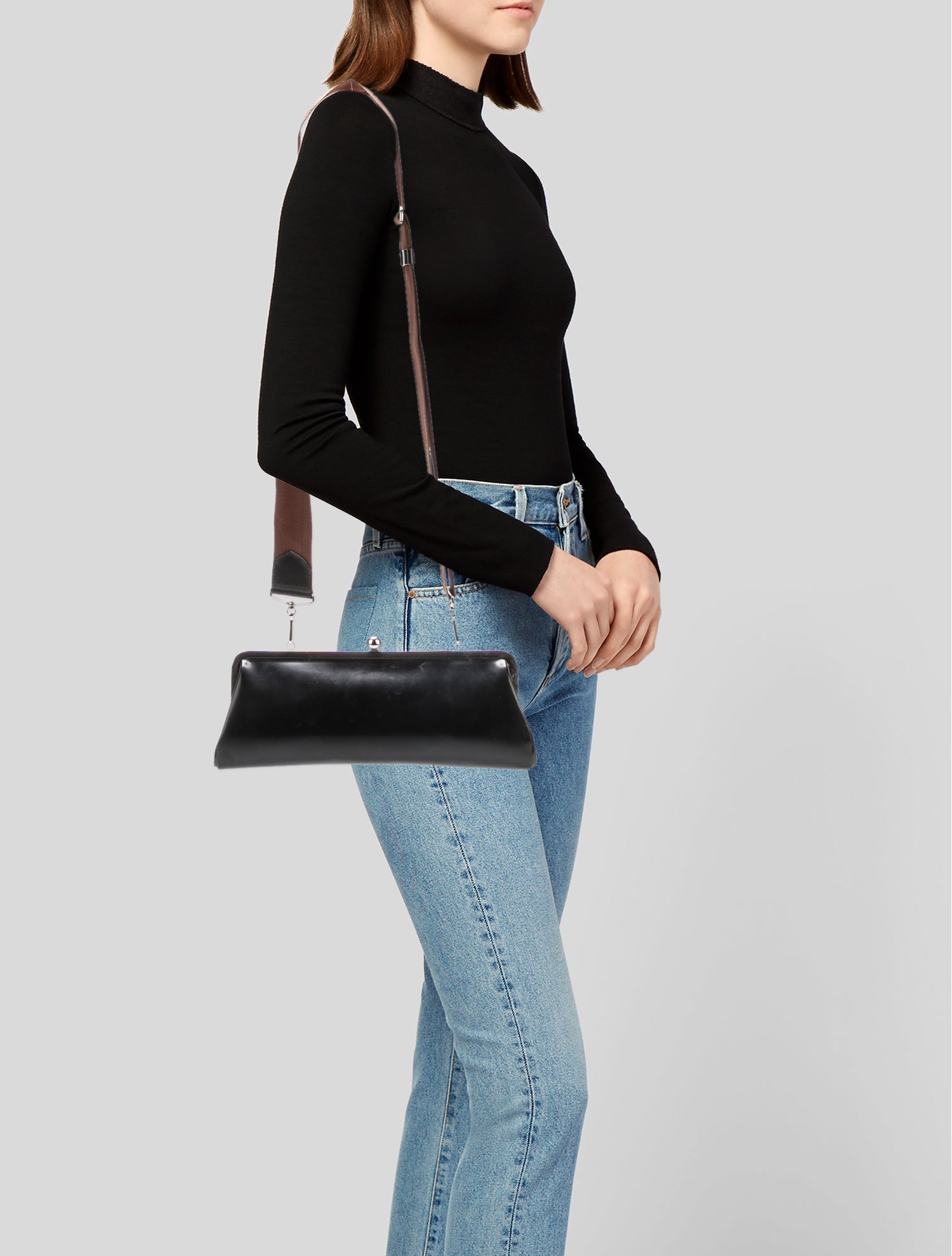 Comme des Garçons Leather Evening Bag