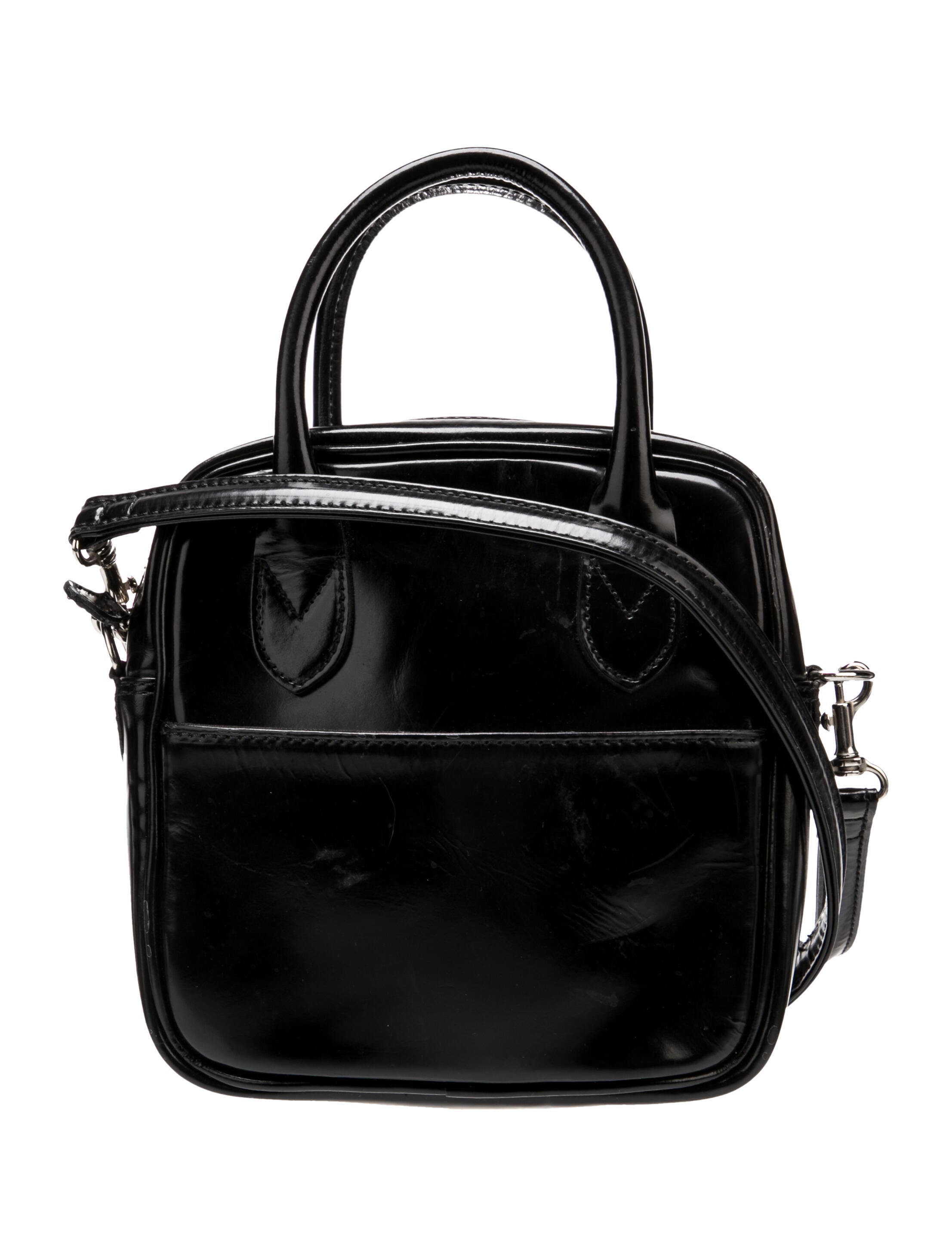Comme des Garçons Patent Leather Shoulder Bag