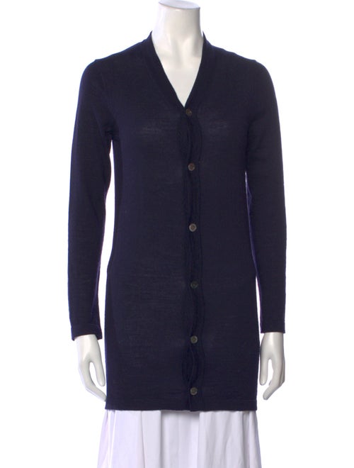 Comme des Garçons Wool V-Neck Sweater