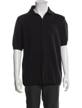 Comme des Garçons V-Neck Short Sleeve Henley
