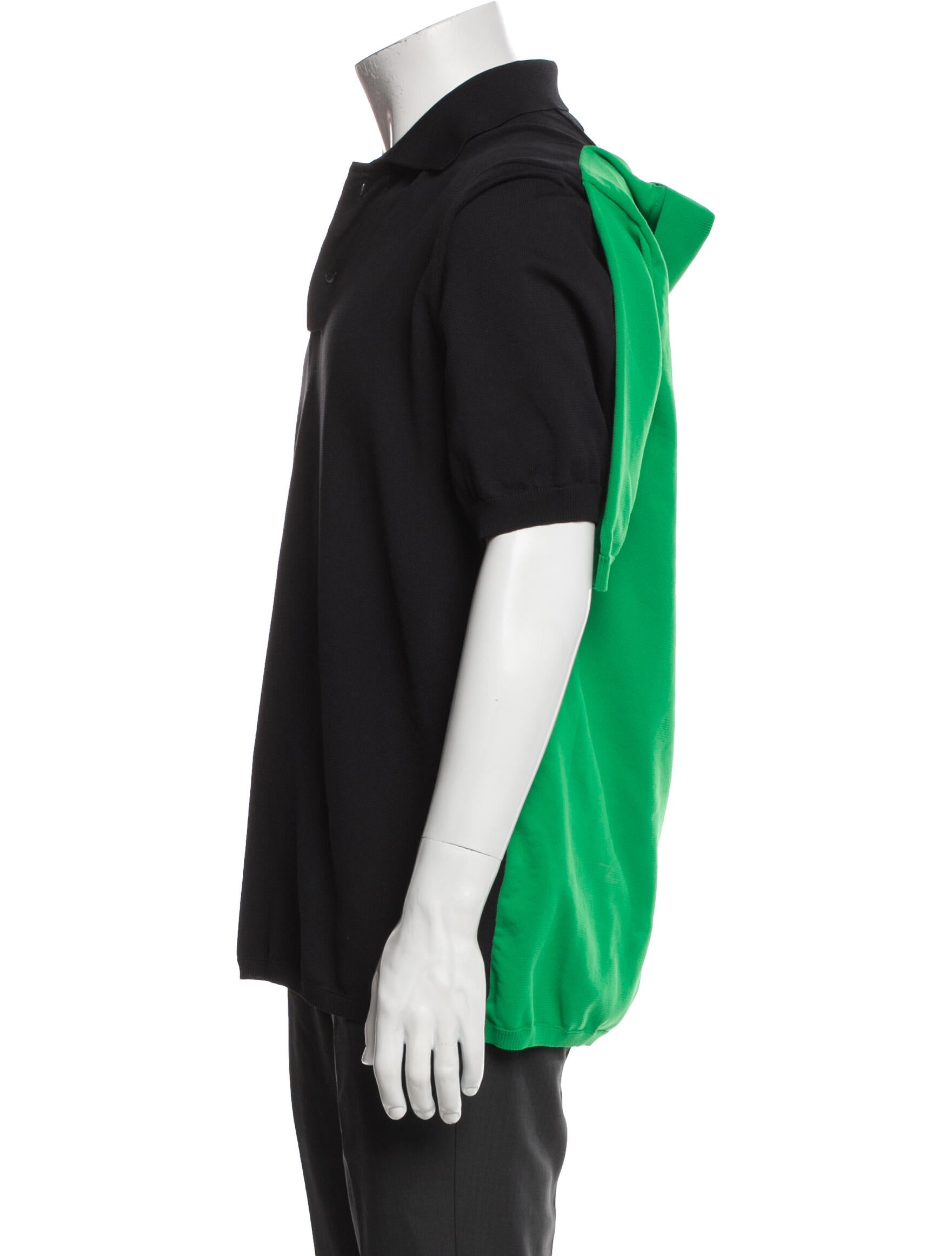 Comme des Garçons V-Neck Short Sleeve Henley