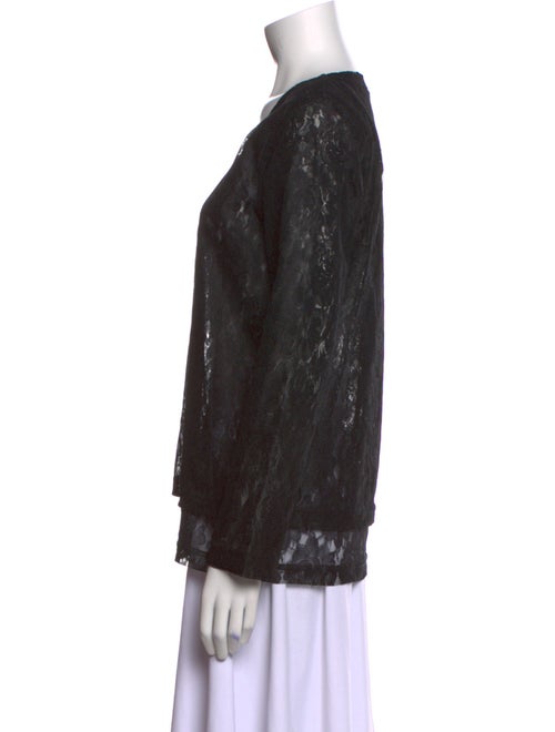 Comme des Garçons Scoop Neck Long Sleeve Top