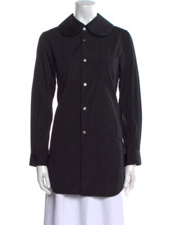 Comme des Garçons Long Sleeve Button-Up Top