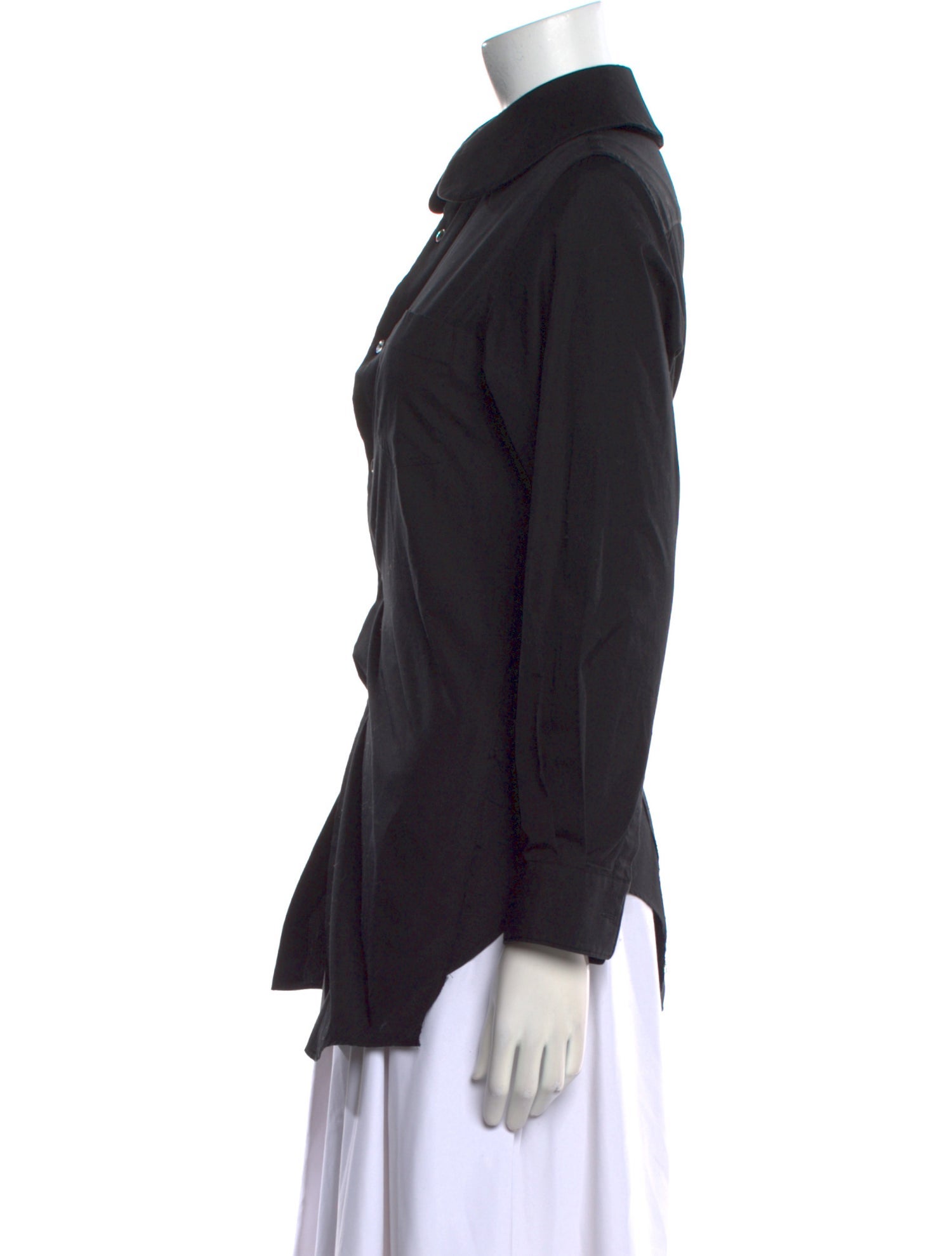 Comme des Garçons Long Sleeve Button-Up Top