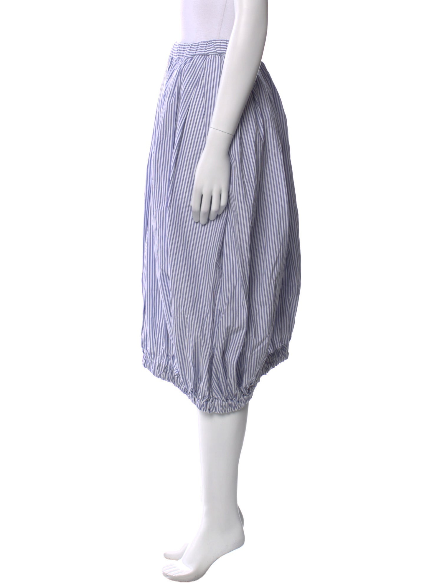 Comme des Garçons Comme des Garçons Striped Knee-Length Skirt