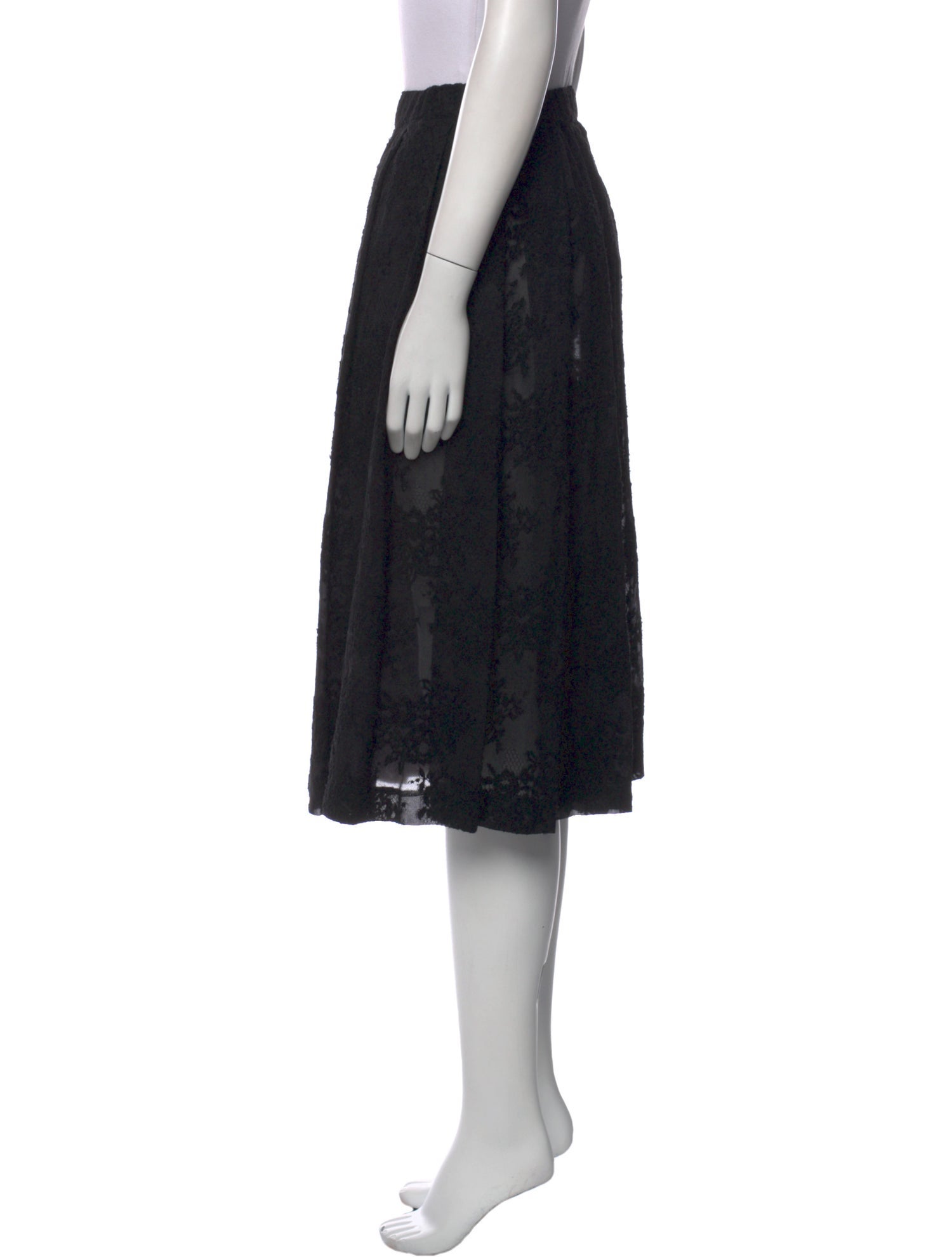 Comme des Garçons Wool Knee-Length Skirt w/ Tags