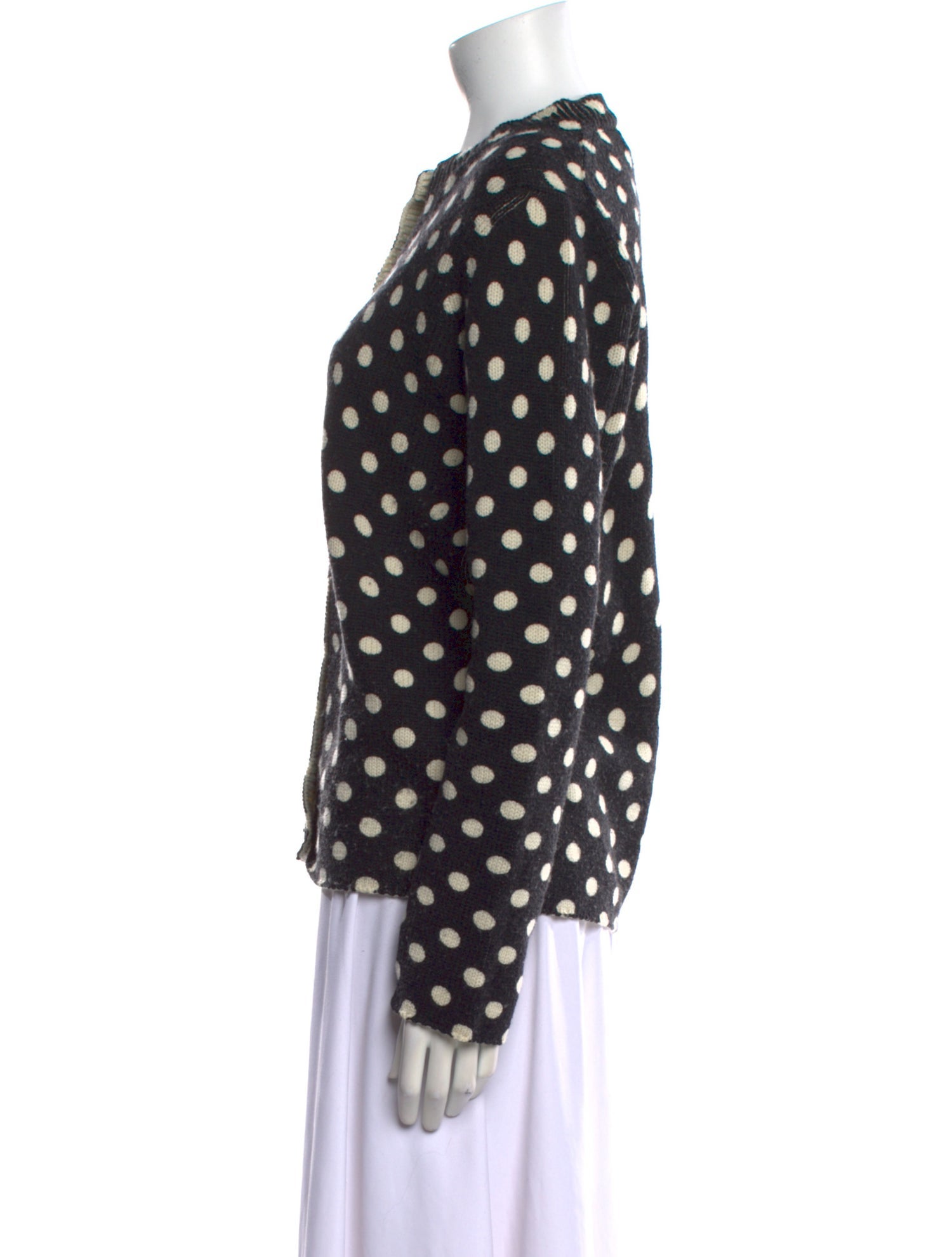 Comme des Garçons Comme des Garçons Wool Polka Dot Print Sweater