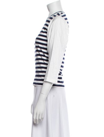 Comme des Garçons Striped Crew Neck T-Shirt
