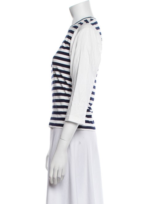 Comme des Garçons Striped Crew Neck T-Shirt