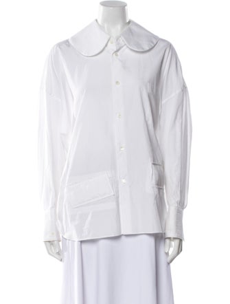 Comme des Garçons Comme des Garçons Long Sleeve Button-Up Top