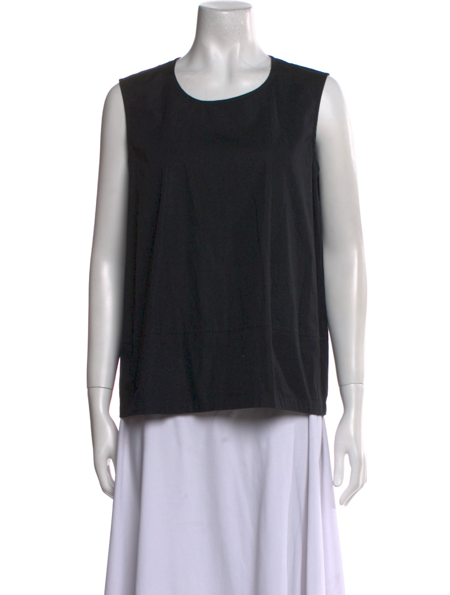 Comme des Garçons Scoop Neck Sleeveless Top