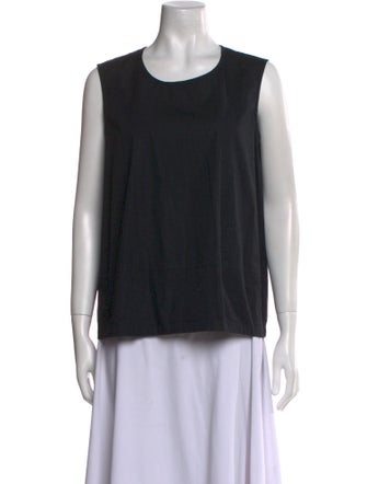 Comme des Garçons Scoop Neck Sleeveless Top