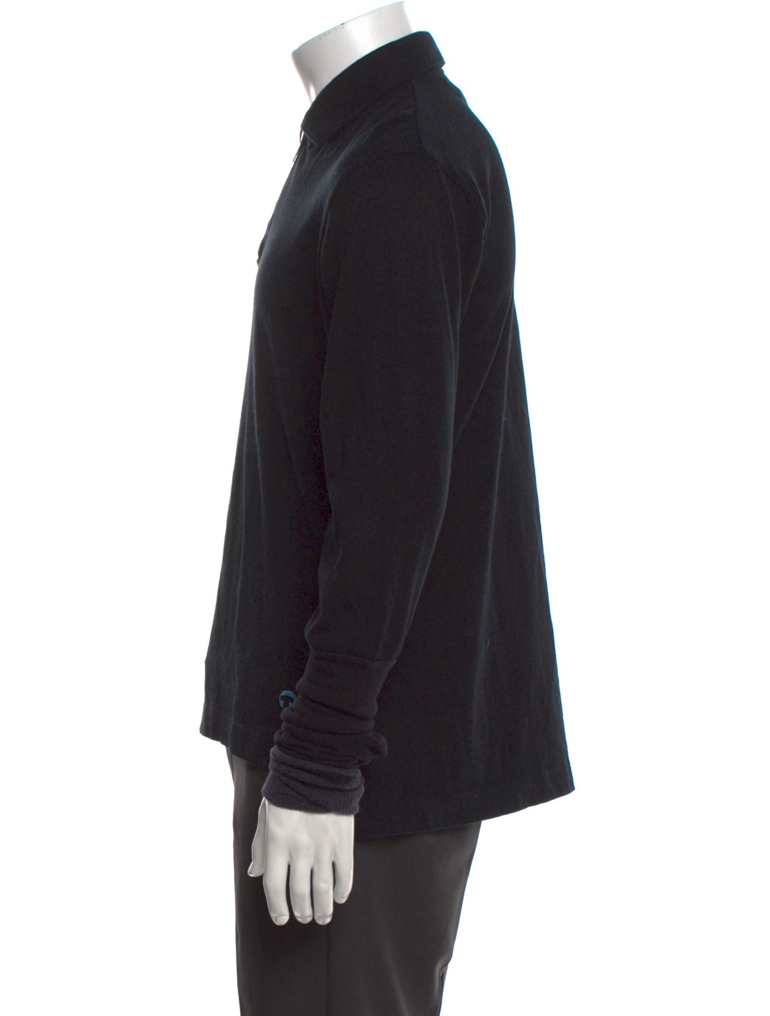 Comme des Garçons SHIRT Collar Long Sleeve Polo Sweater