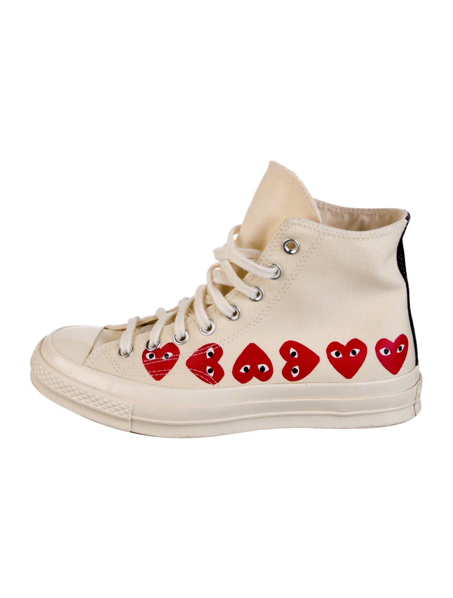 Comme des Garçons Play x Converse Canvas Graphic Print Sneakers
