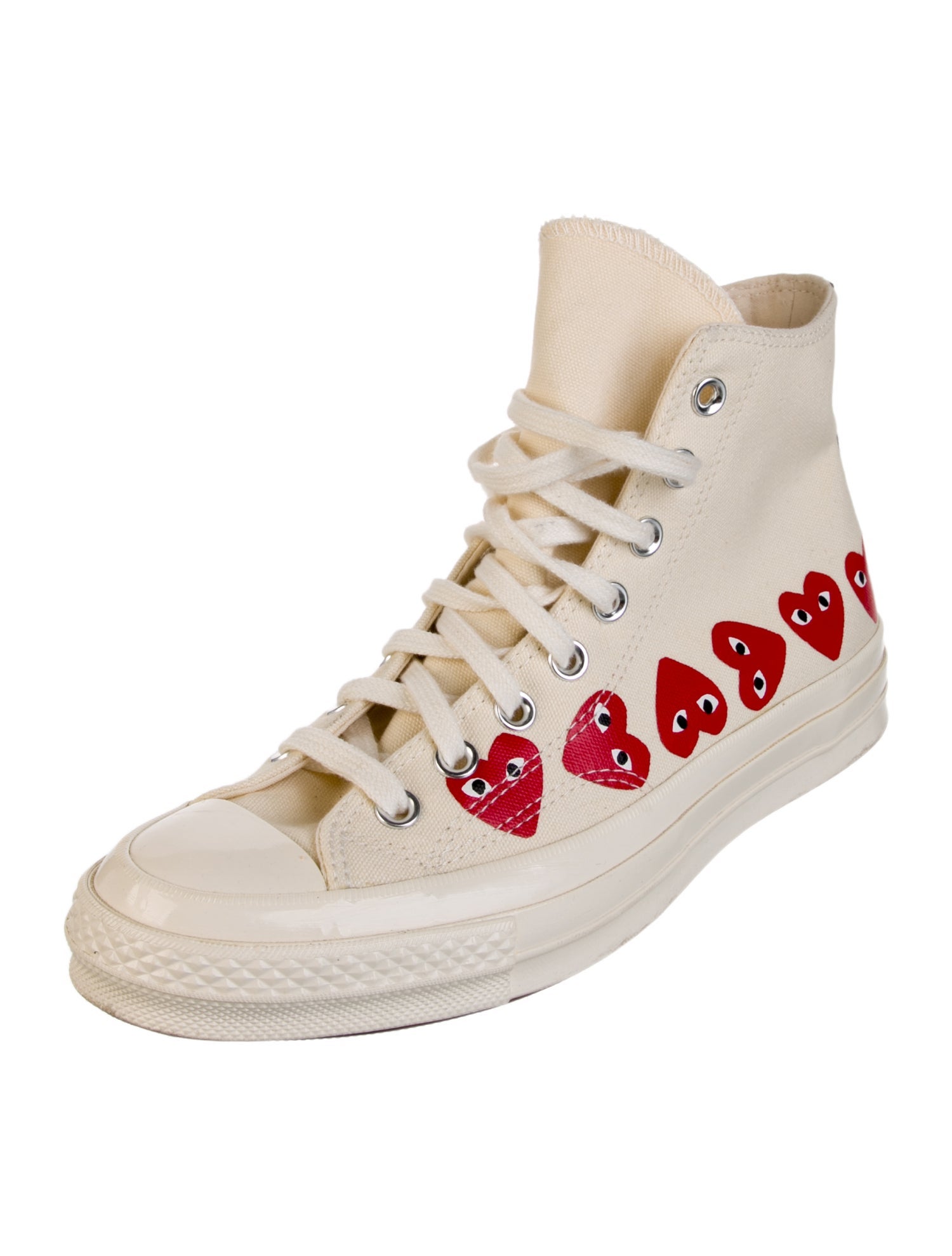 Comme des Garçons Play x Converse Canvas Graphic Print Sneakers