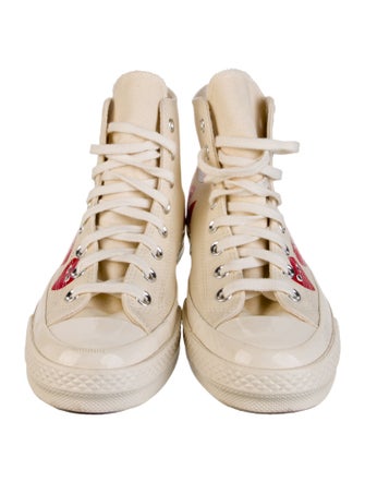Comme des Garçons Play x Converse Canvas Graphic Print Sneakers