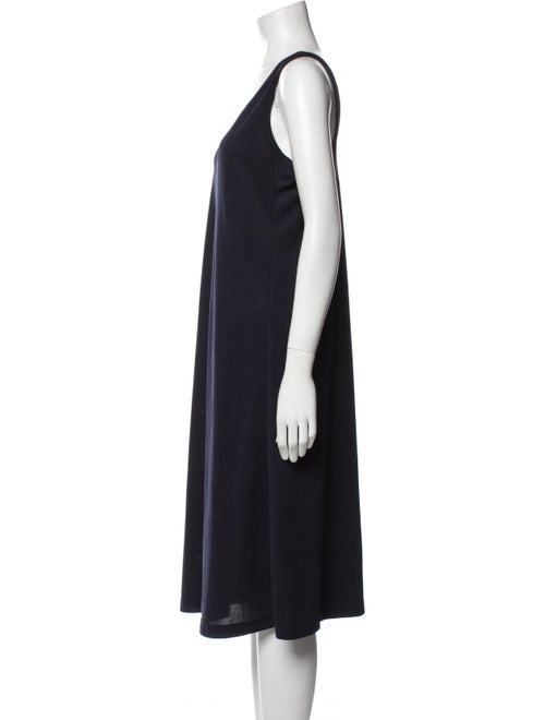 Comme des Garçons Comme des Garçons V-Neck Midi Length Dress