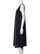 Comme des Garçons Comme des Garçons V-Neck Midi Length Dress