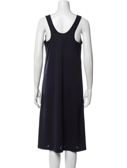 Comme des Garçons Comme des Garçons V-Neck Midi Length Dress