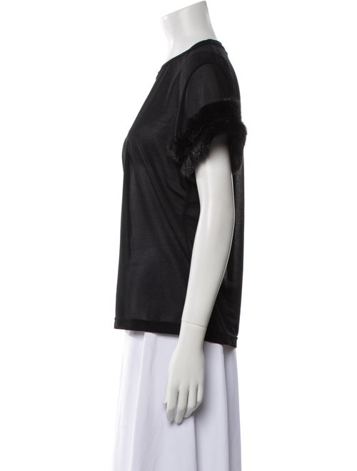 Comme des Garçons Crew Neck Short Sleeve Blouse