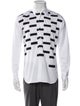 Comme des Garçons SHIRT Colorblock Pattern Long Sleeve Shirt