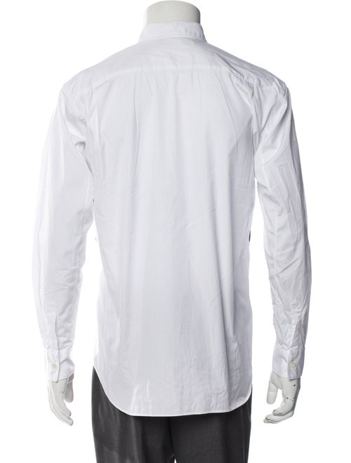 Comme des Garçons SHIRT Colorblock Pattern Long Sleeve Shirt