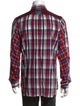 Junya Watanabe Comme des Garçons Plaid Print Long Sleeve Shirt