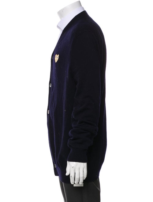Comme des Garçons Play Wool V-Neck Cardigan