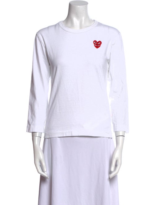 Comme des Garçons Play Graphic Print Crew Neck T-Shirt