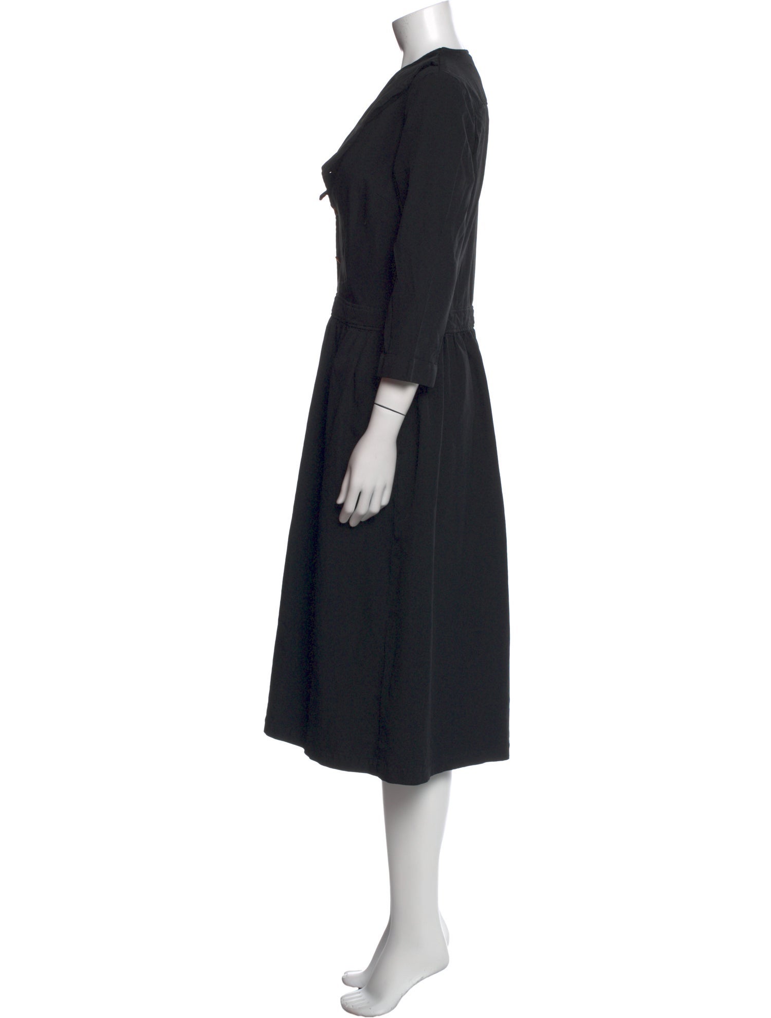 Comme des Garçons Crew Neck Midi Length Dress w/ Tags