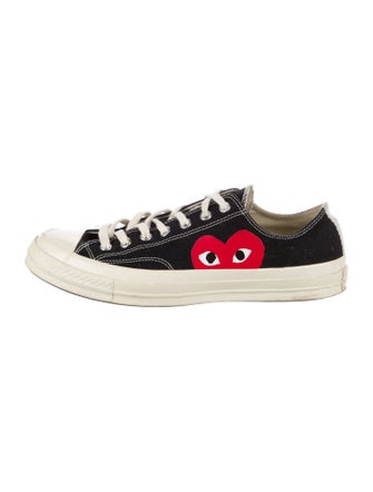 Comme des Garçons Play x Converse Canvas Printed Sneakers