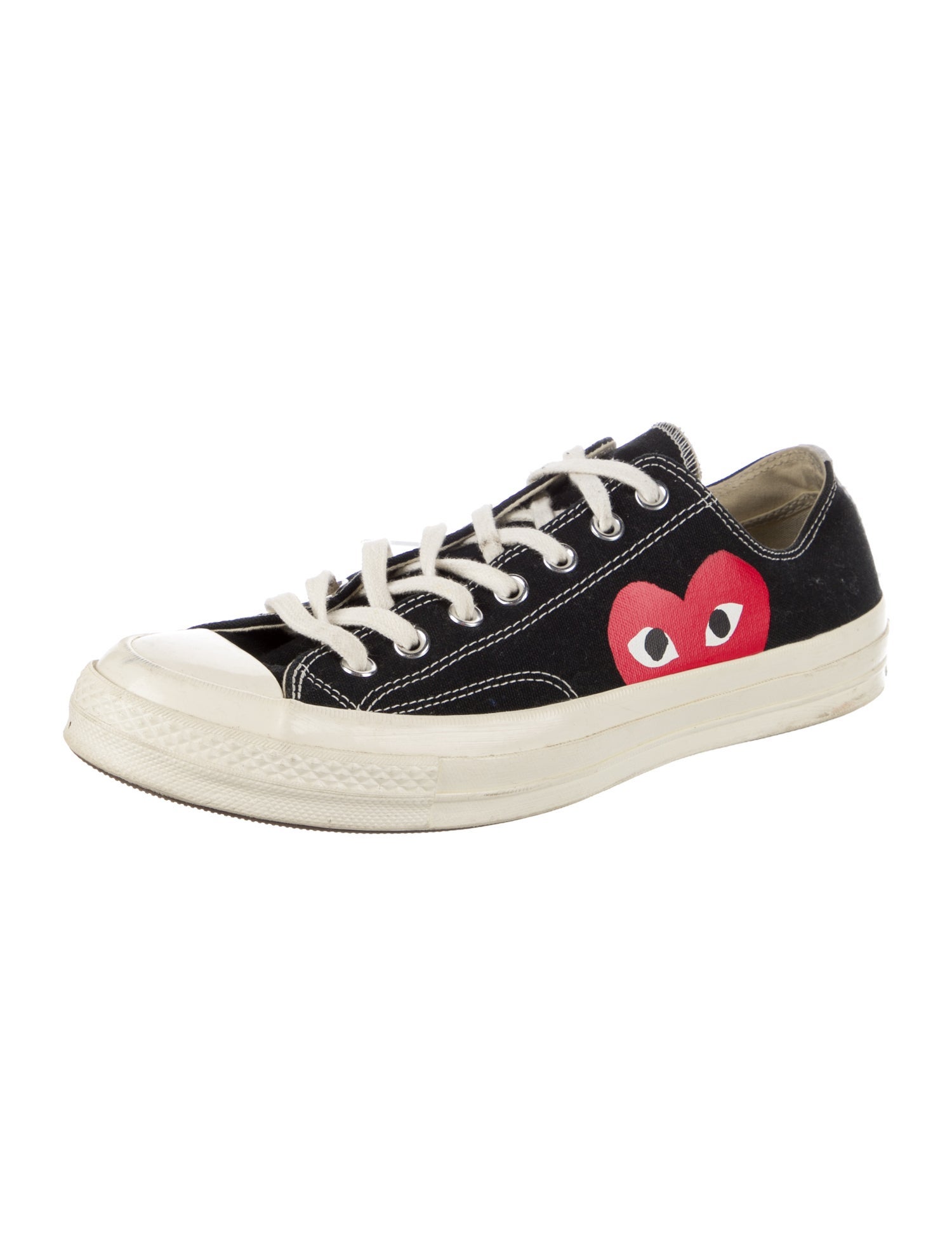 Comme des Garçons Play x Converse Canvas Printed Sneakers