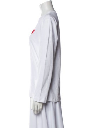 Comme des Garçons Play Graphic Print Crew Neck Sweatshirt