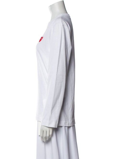 Comme des Garçons Play Graphic Print Crew Neck Sweatshirt