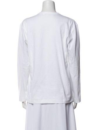 Comme des Garçons Play Graphic Print Crew Neck Sweatshirt