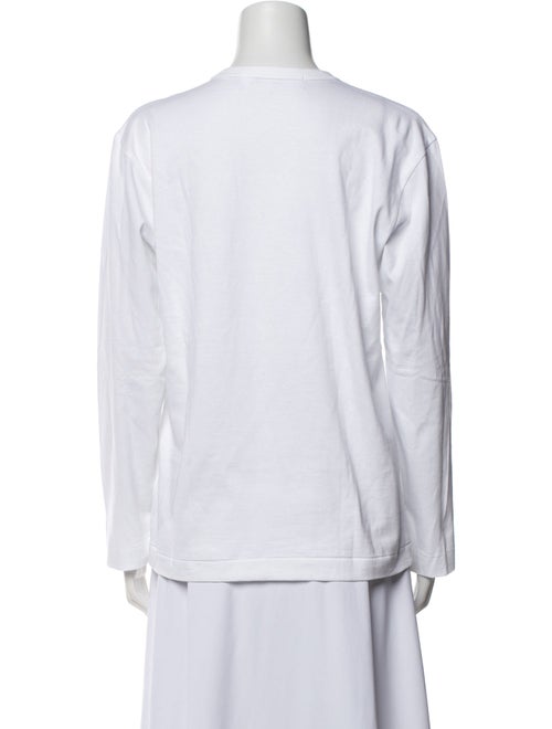 Comme des Garçons Play Graphic Print Crew Neck Sweatshirt