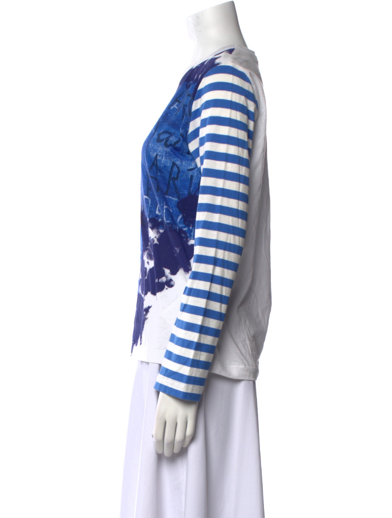Comme des Garçons Striped Crew Neck Sweatshirt