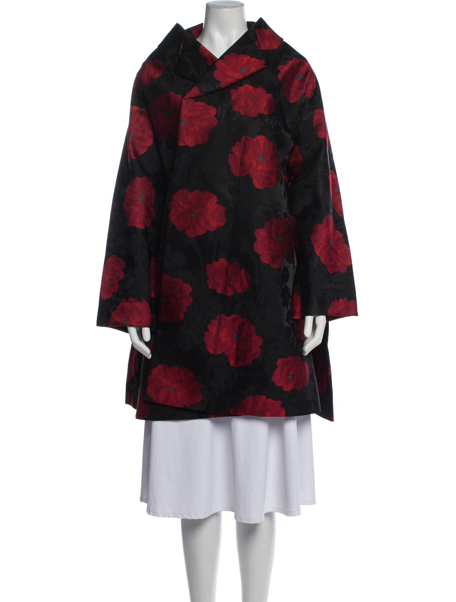 Comme des Garçons Floral Print Coat