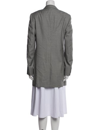 Comme des Garçons Homme Deux Wool Plaid Print Coat