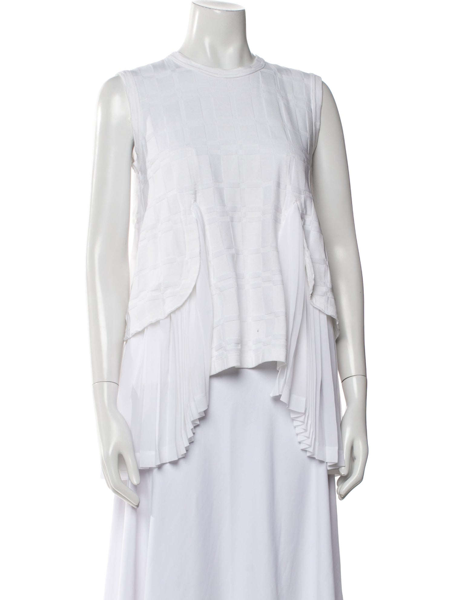 Comme des Garçons Comme des Garçons Crew Neck Sleeveless Top