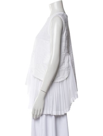 Comme des Garçons Comme des Garçons Crew Neck Sleeveless Top